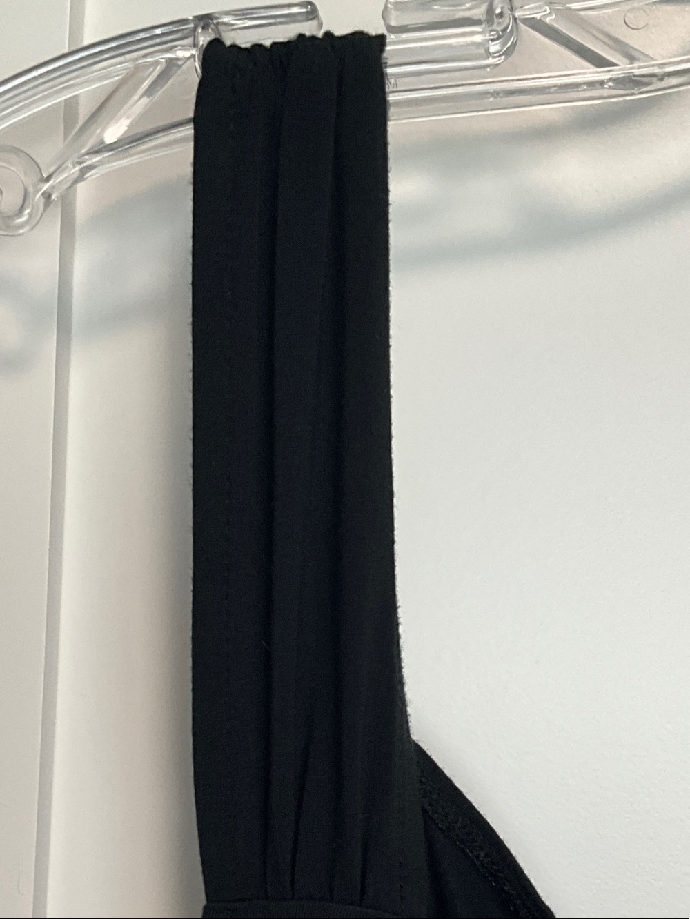 Black Sleeveless Maxi Dress with Draped Side Detail - Picture 4 of 14